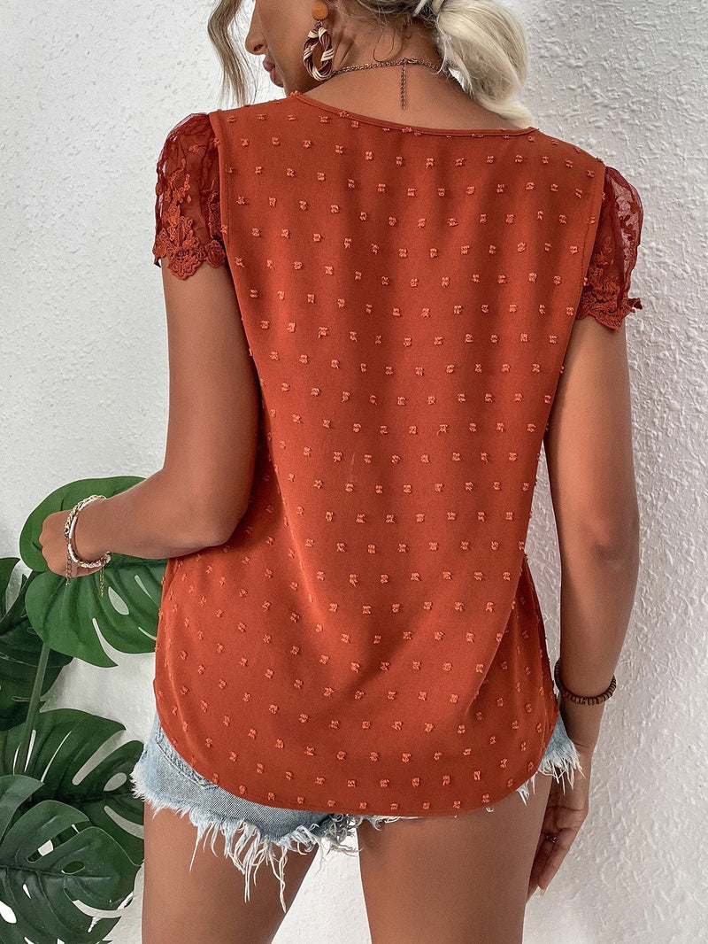 Camisa Mujer Encaje Paris