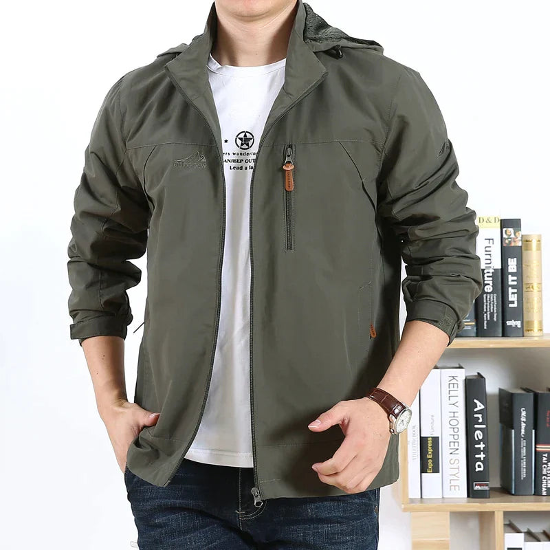 Chaqueta Impermeable Táctica Para Hombre