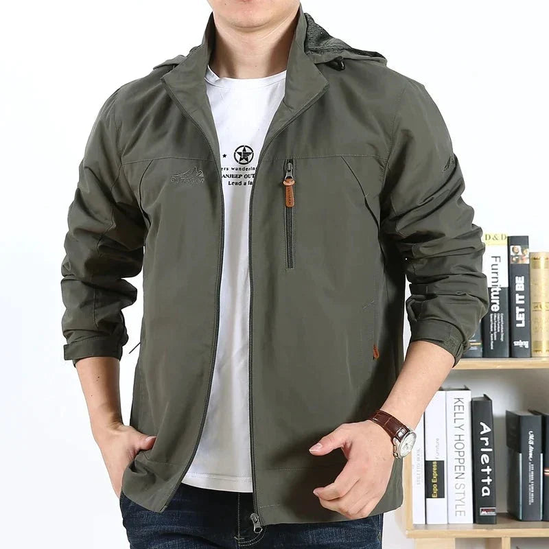 Chaqueta Impermeable Táctica Para Hombre