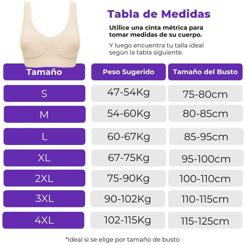 Compra 1 y Llévate 3 - Corpiño Cómodo Milena  + Regalo Exclusivo